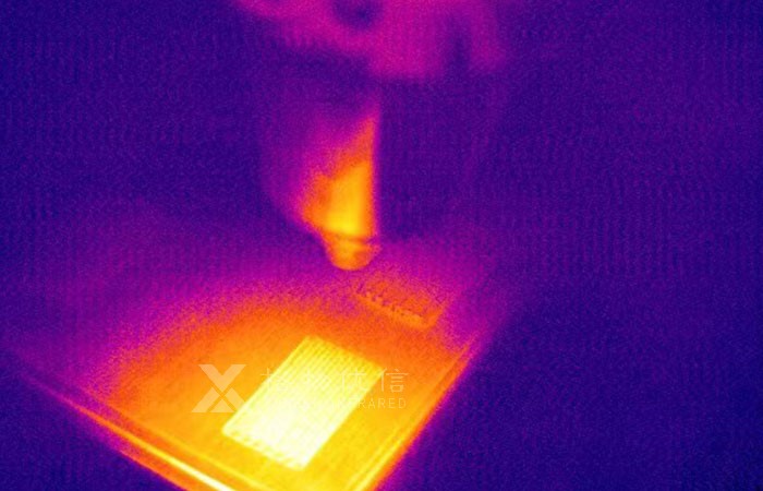 红外热像仪用于激光反射保护验证检测